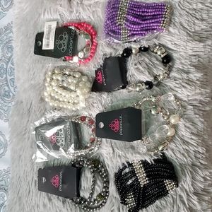 Lot of 8 brand new Paparazzi bracelets.